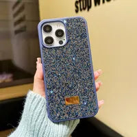 Save Big on Bulk  Luxury Glitter Phone Cases  Fashion Designer Bling Sparkling Rhinestone Candy Diamond Crystal Cover