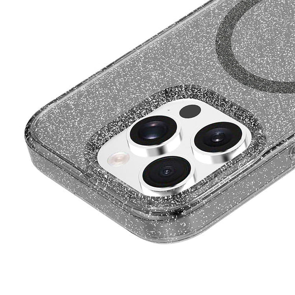 iPhone  2 in 1 Luxury Glitter MagSafe supported Case with Detachable Card Wallet Holder