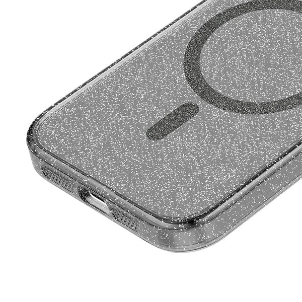 iPhone  2 in 1 Luxury Glitter MagSafe supported Case with Detachable Card Wallet Holder
