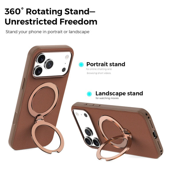 iPhone  - Tactile Rotix 360° Magnetic Ring Stand Holder Protective Case