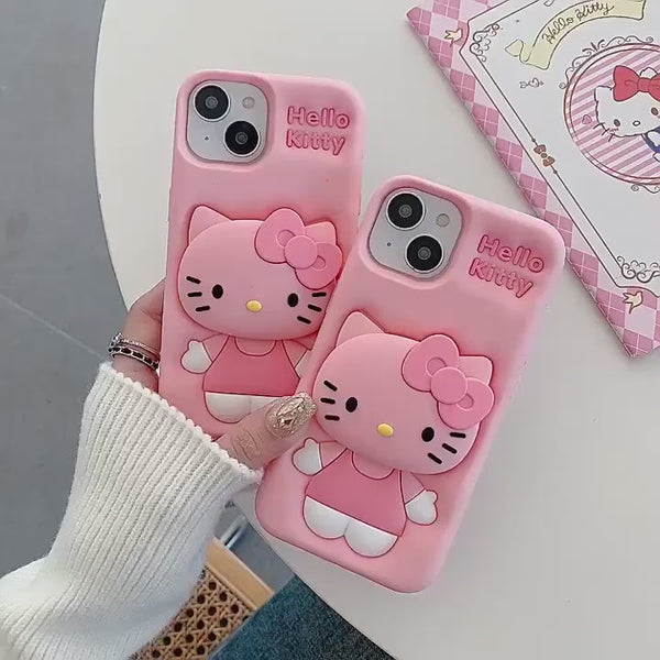 3D Pink Hello Kitty Case with Holder (NEW) Some of the models are out of stock
