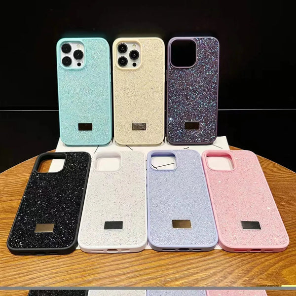 Save Big on Bulk  Luxury Glitter Phone Cases  Fashion Designer Bling Sparkling Rhinestone Candy Diamond Crystal Cover