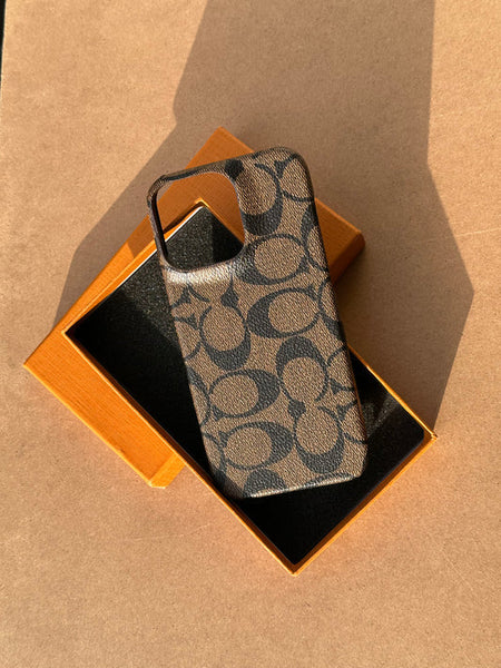 Premium Designer Style Leather Case for iPhone