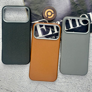 iPhone- Soft Leather Texture Slim TPU Case