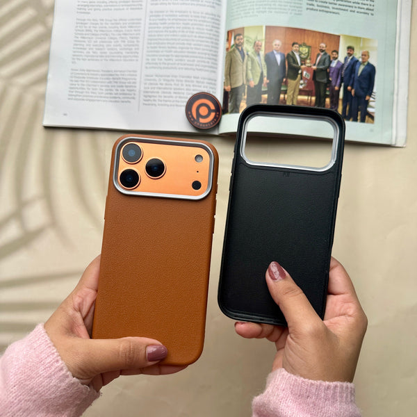 iPhone- Soft Leather Texture Slim TPU Case