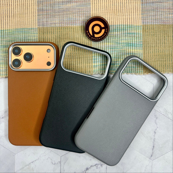 iPhone- Soft Leather Texture Slim TPU Case