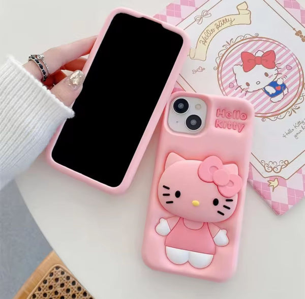 3D Pink Hello Kitty Case with Holder (NEW) Some of the models are out of stock