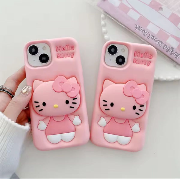 3D Pink Hello Kitty Case with Holder (NEW) Some of the models are out of stock