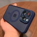 Matte Translucent iPhone Case, Mag Safe Compatible, Lens Protector, Shockproof Cover