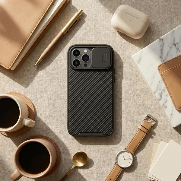 Magnetic Phone Case with Sliding Camera Lens Cover | MagSafe Compatible | Full Protection for All Phone Models 📱✨