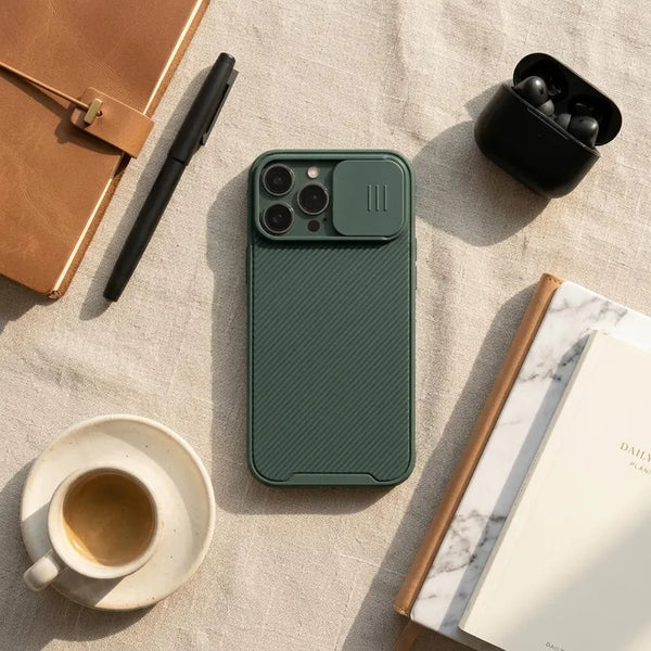 Magnetic Phone Case with Sliding Camera Lens Cover | MagSafe Compatible | Full Protection for All Phone Models 📱✨