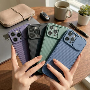 Magnetic Phone Case with Sliding Camera Lens Cover | MagSafe Compatible | Full Protection for All Phone Models 📱✨