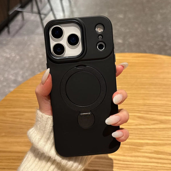 iPhone  EliteMag Hybrid Silicone Case with 360° Magnetic Rotating Stand