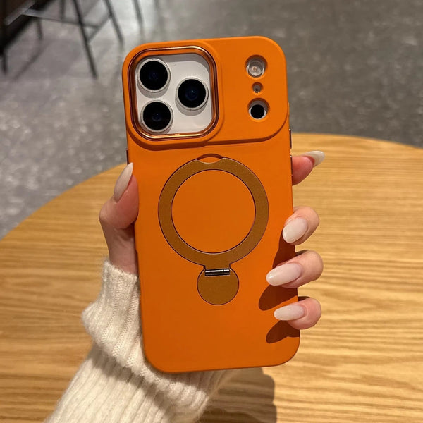 iPhone  EliteMag Hybrid Silicone Case with 360° Magnetic Rotating Stand