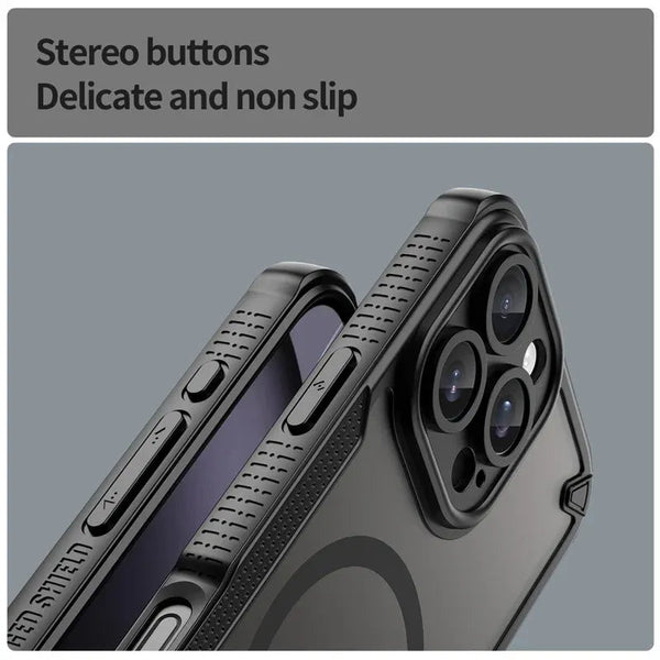 iPhone  Translucent ForgeCore Magnetic Armor Phone Case