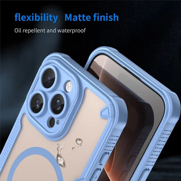 iPhone  Translucent ForgeCore Magnetic Armor Phone Case