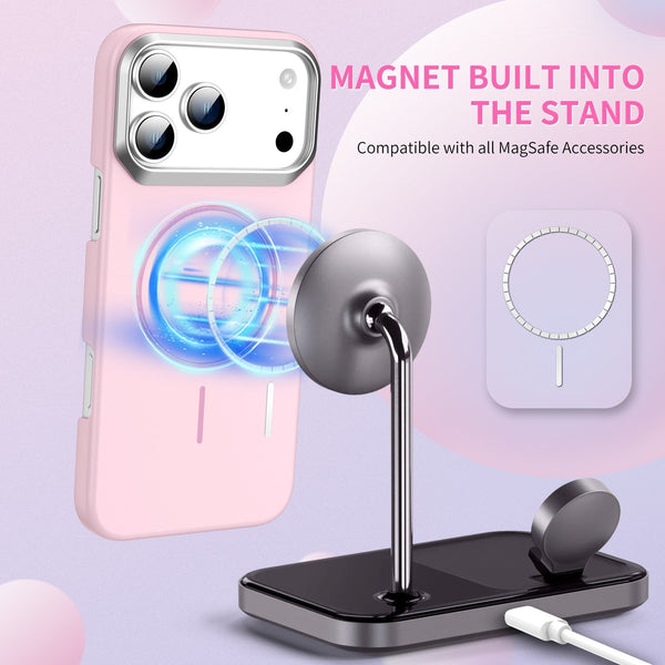 iPhone - Matte Finish Magnetic Ring MagSafe Case