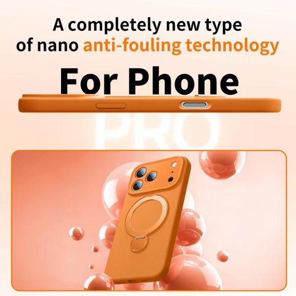 iPhone - EliteMag Hybrid Silicone Case with 360° Magnetic Rotating Stand
