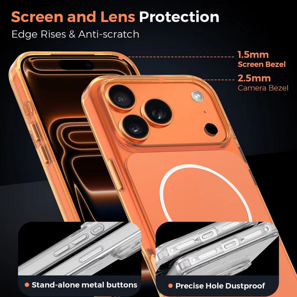 iPhone - Air Shield Ultra Clear Protective MagSafe Case with Shockproof Edges