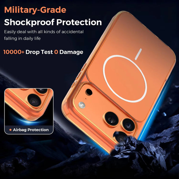iPhone - Air Shield Ultra Clear Protective MagSafe Case with Shockproof Edges