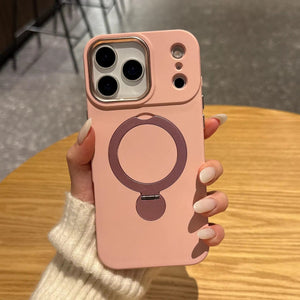 iPhone  EliteMag Hybrid Silicone Case with 360° Magnetic Rotating Stand
